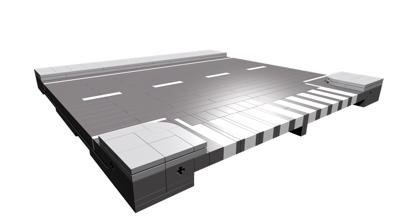 Moduverse Roadplate T-Section