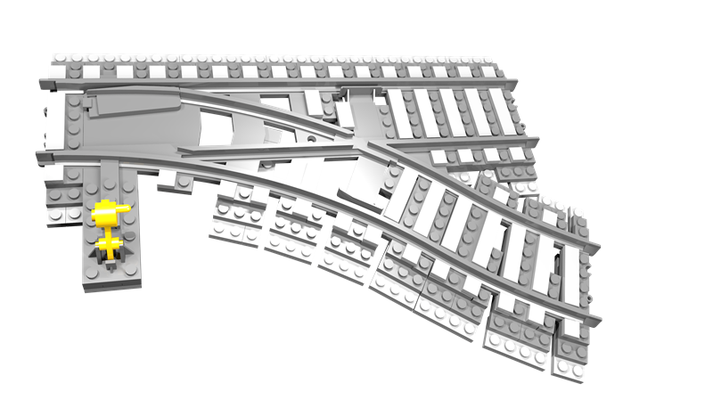 R40 Switch Right Ballasted